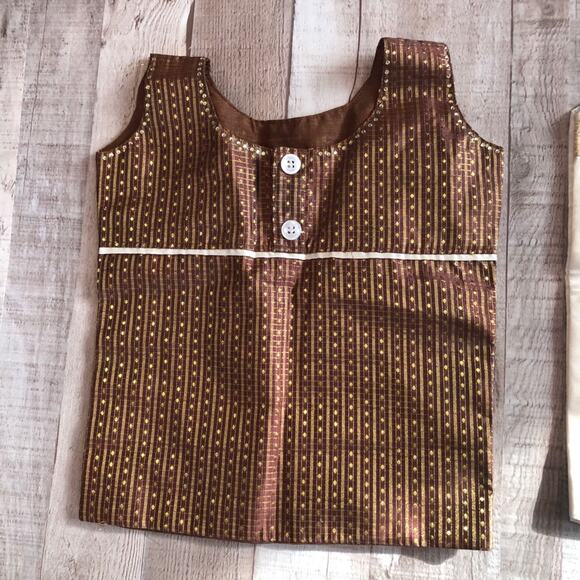 Traditional Indian Girl’s Lengha 3pc Skirt Set (76) - Picture 6 of 9